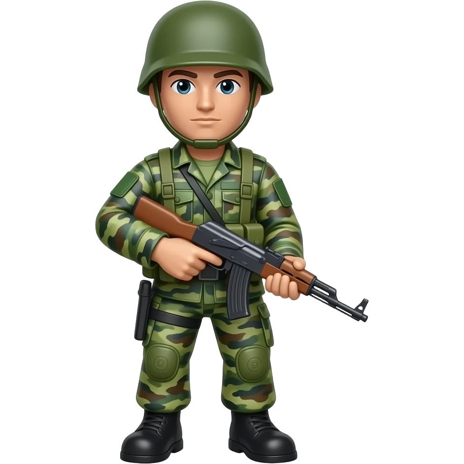 Tan toy soldier emoji