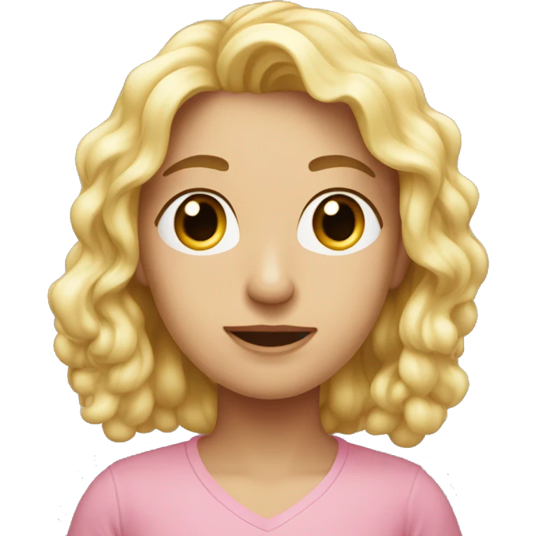 Нежно розовое сердце emoji