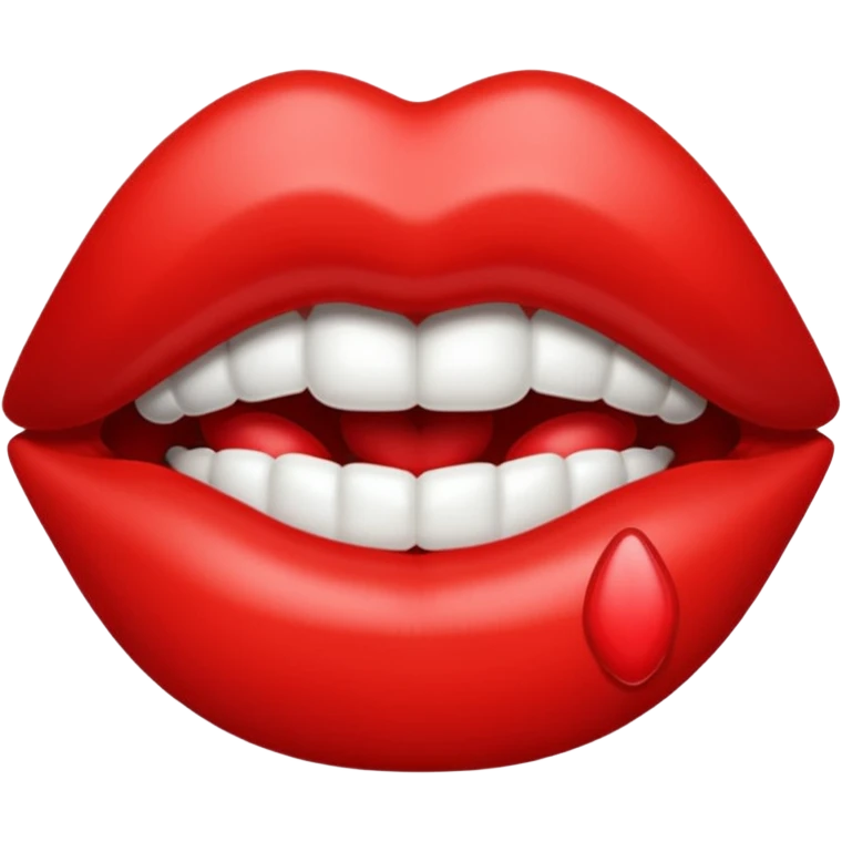 Lip kiss emoji