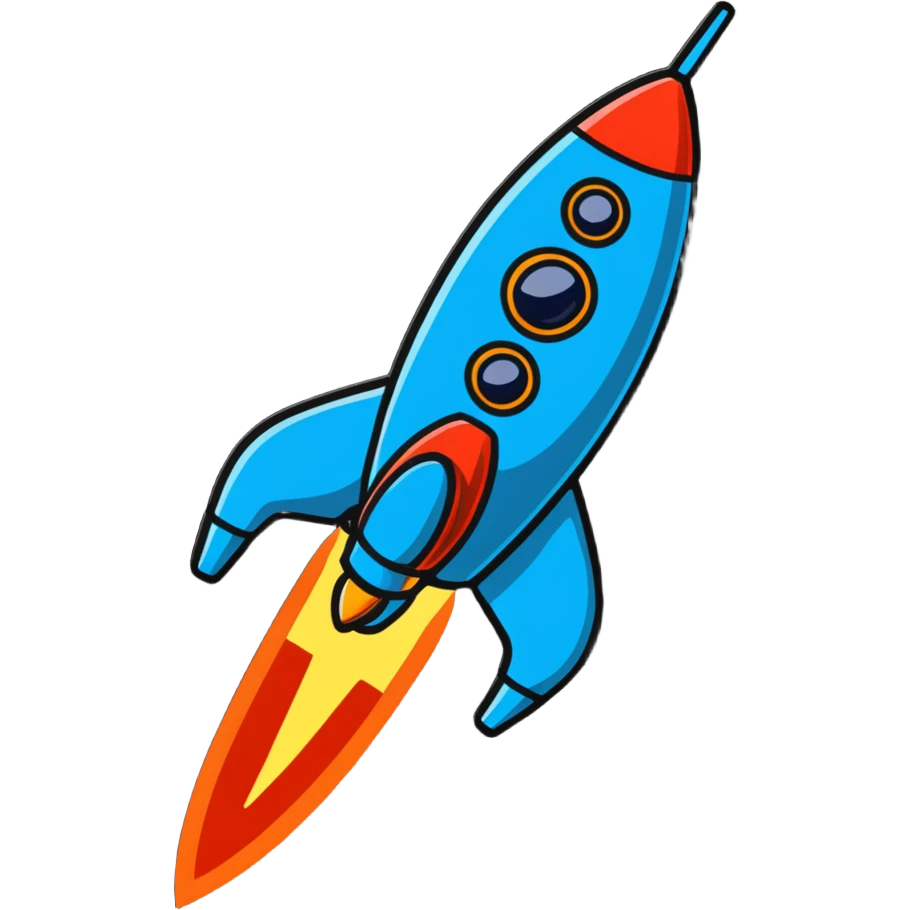rocket ship product emoji
