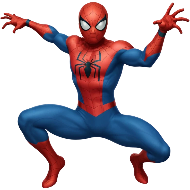 spiderman super hero but in replace red color with green emoji