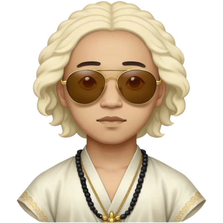 Yn wearing opium clothes and oakleys sunglasses emoji