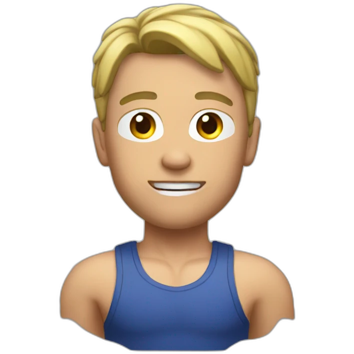 Pes patron with muscles  emoji