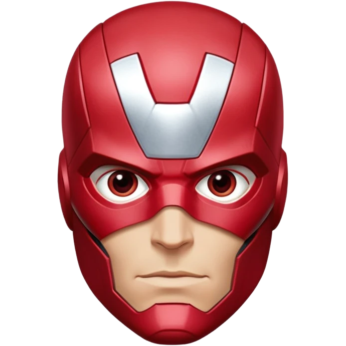 vision marvel body with red face from captain america: civil war emoji