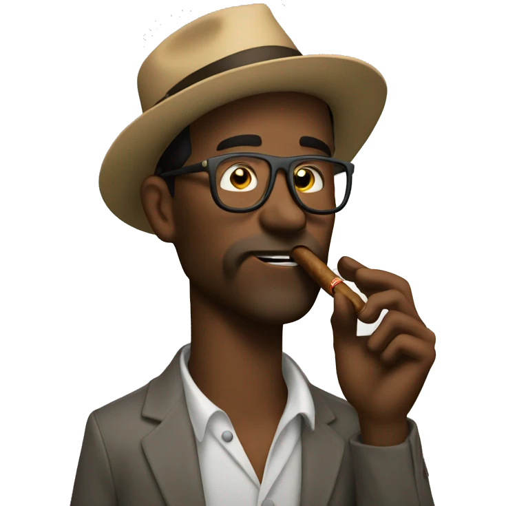 Me smoking cigar emoji