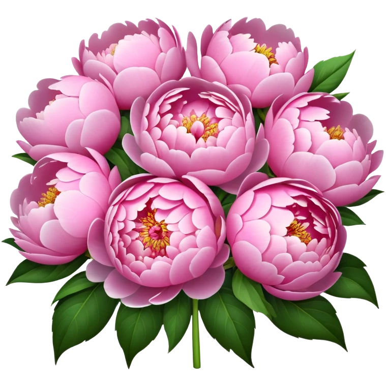 Giant bouquet of peonies  emoji