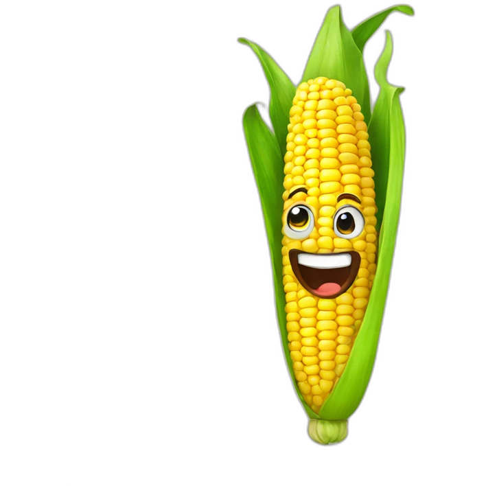 funny corn emoji