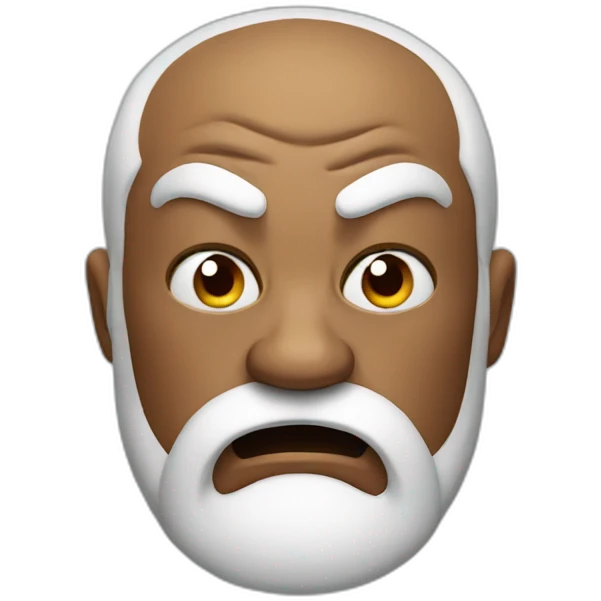 papa noel angry emoji