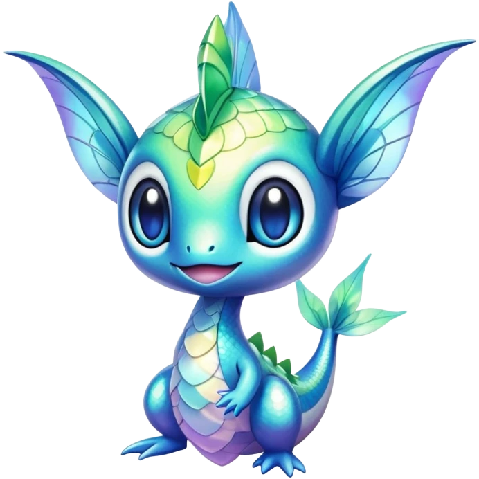 Shiny Exotic Dratini-Celebi-Hybrid-Creature emoji