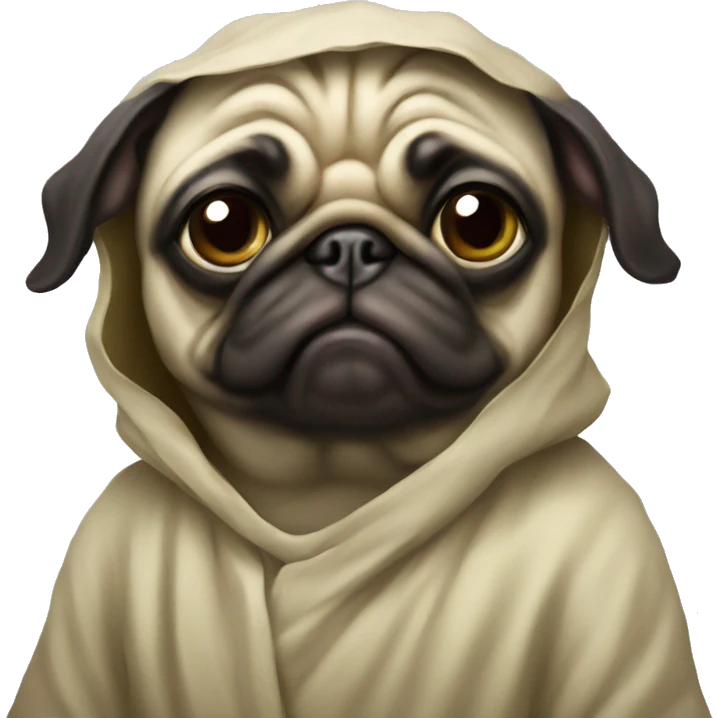 Yoda pug emoji
