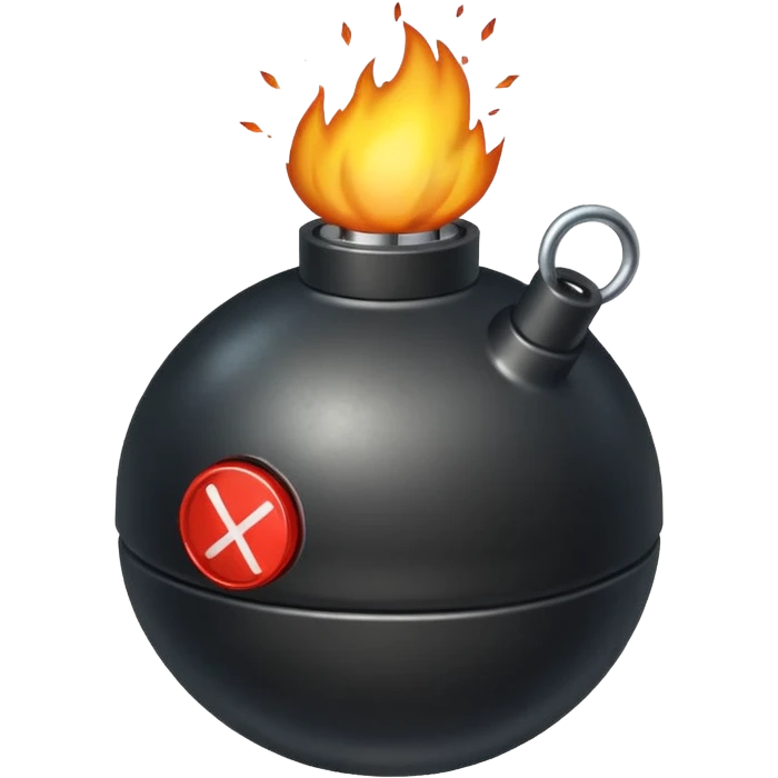 bomb emoji