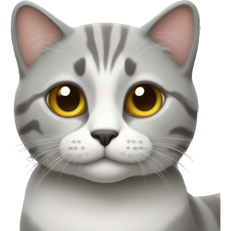 Gato cinza emoji