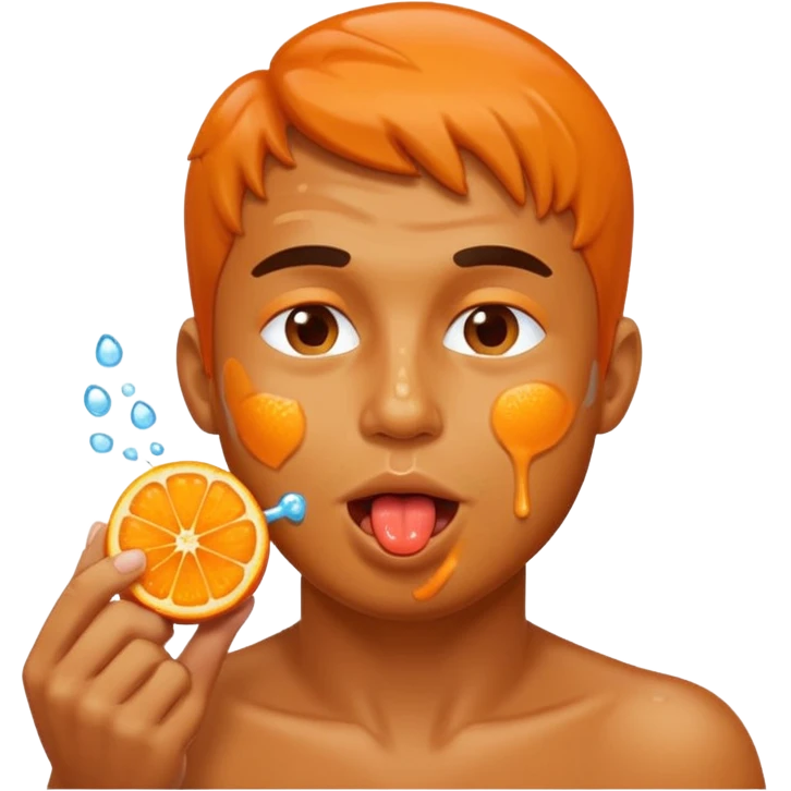 Homme qui lèche un Vavin emoji