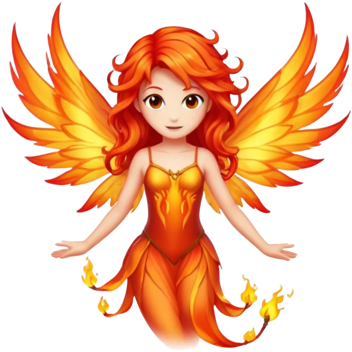 Fire Fairy emoji
