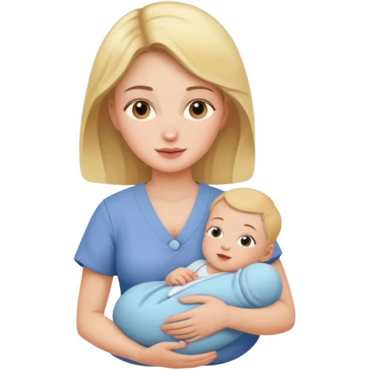 Nursing baby emoji