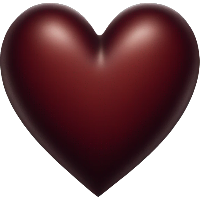 dark red heart emoji