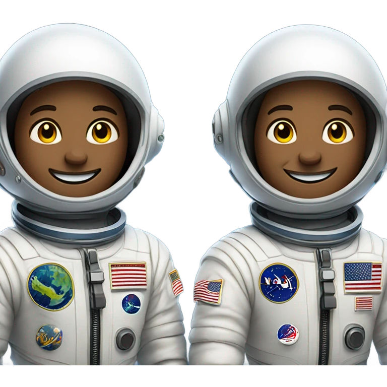 Astronaut brothers emoji