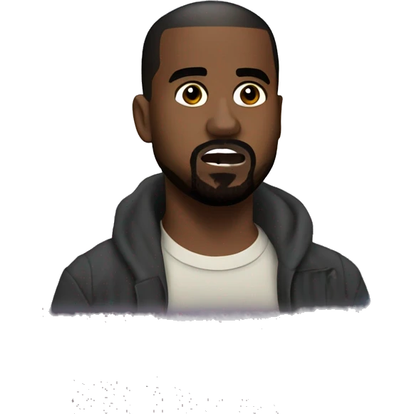 Kanye west on galaxy gas emoji