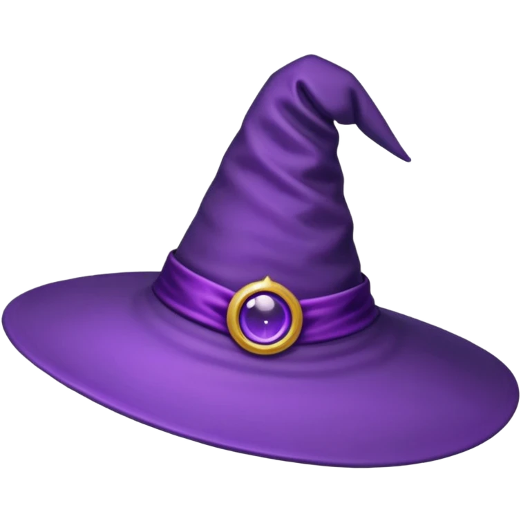 purple witch hat emoji