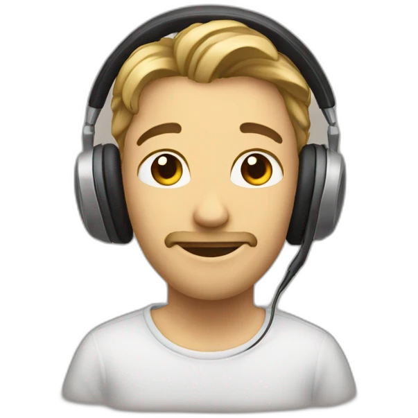 Listening song  emoji