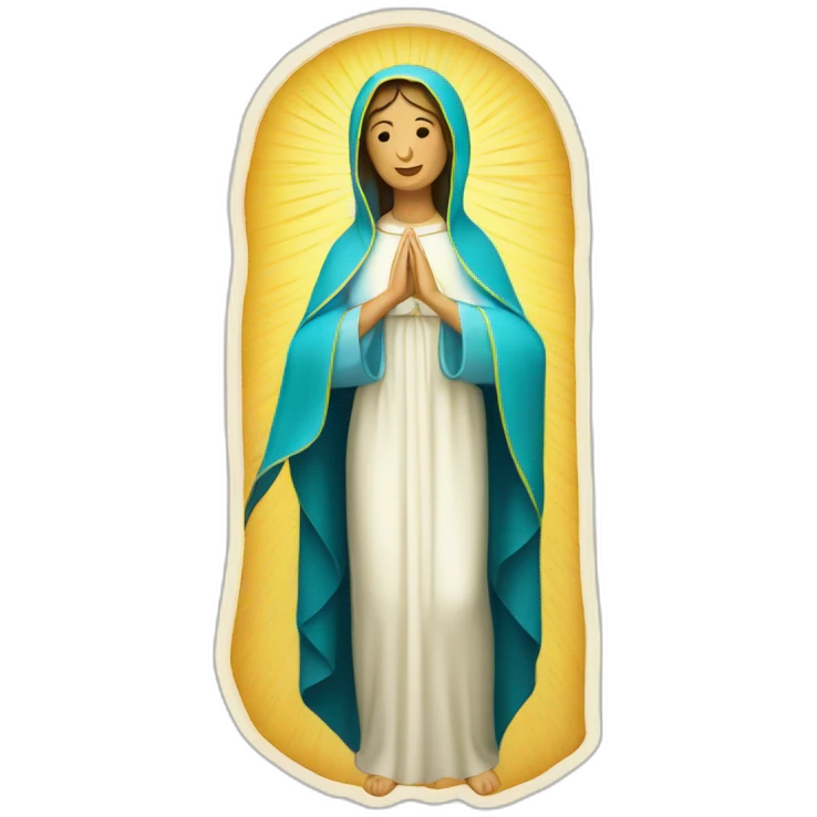Virgen maria emoji