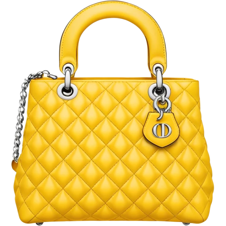 dior yellow bag emoji