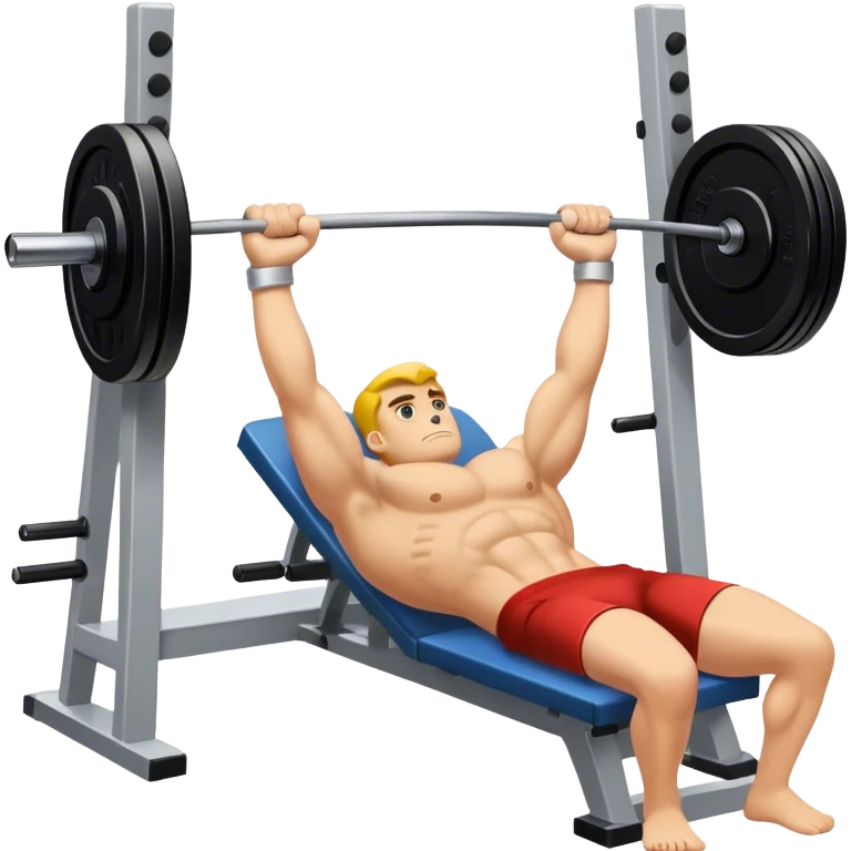close-grip flat-benchpress emoji