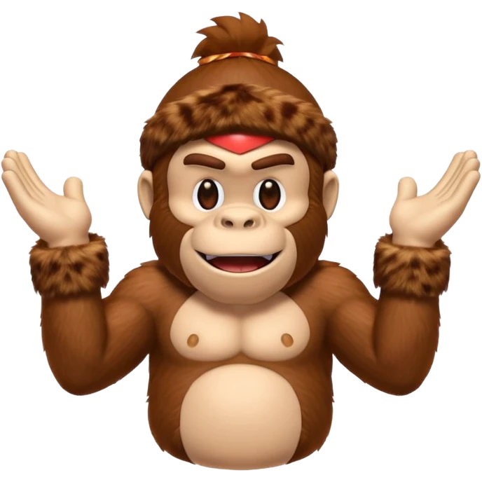 donkey kong making 👌 emoji