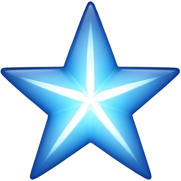 Blue star emoji