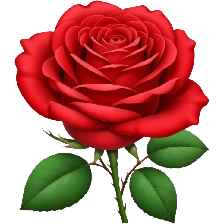 red rose emoji