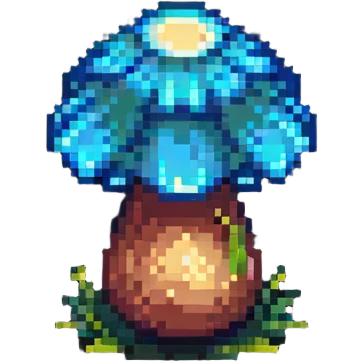 glowing mushroom emoji