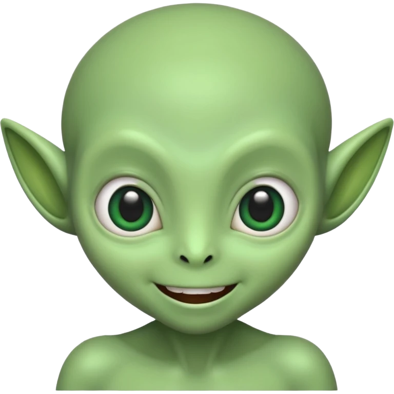 I want you to create an alien just like kaddu from movie koi mil gya emoji