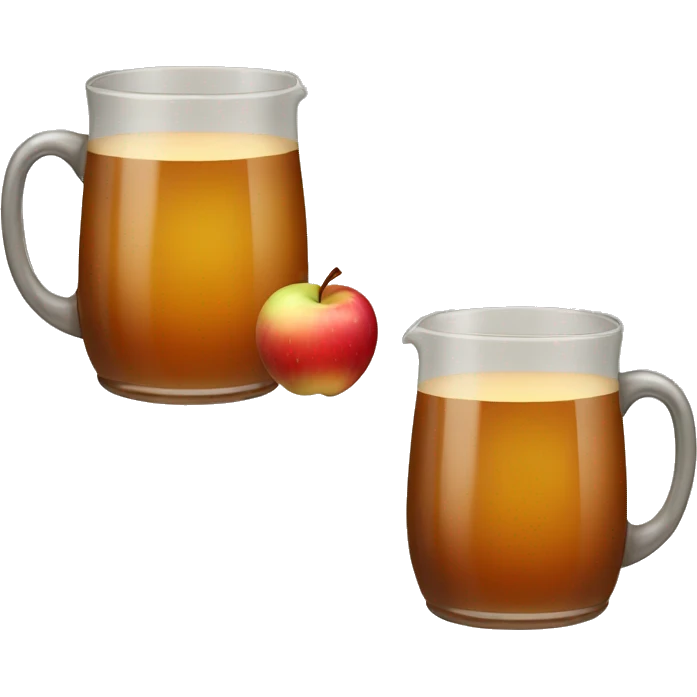 Apple cider emoji
