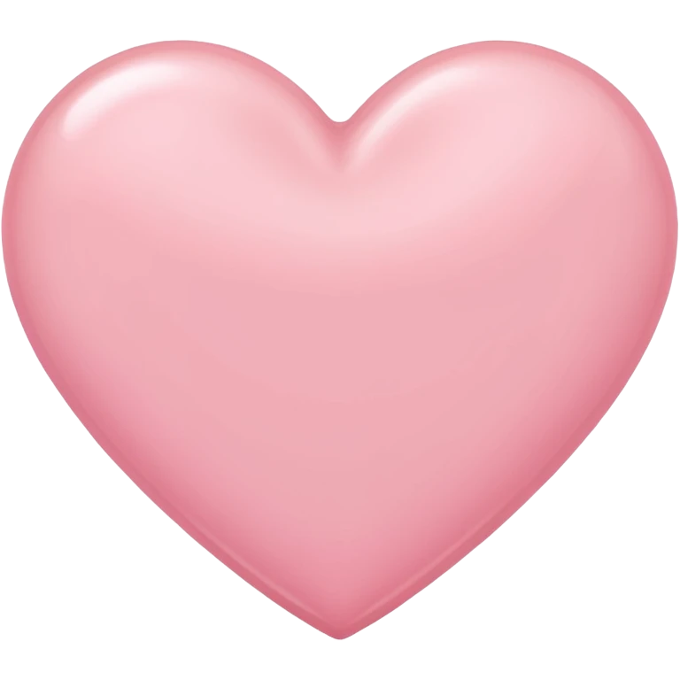 light pink heart emoji