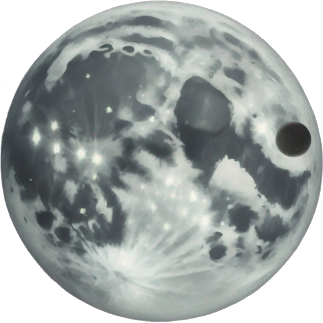 Moon astrology symbol emoji