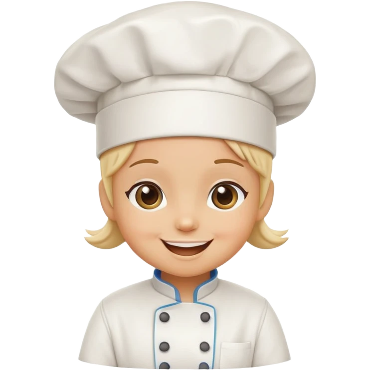 Bimbo bakery mascot character with chef hat emoji