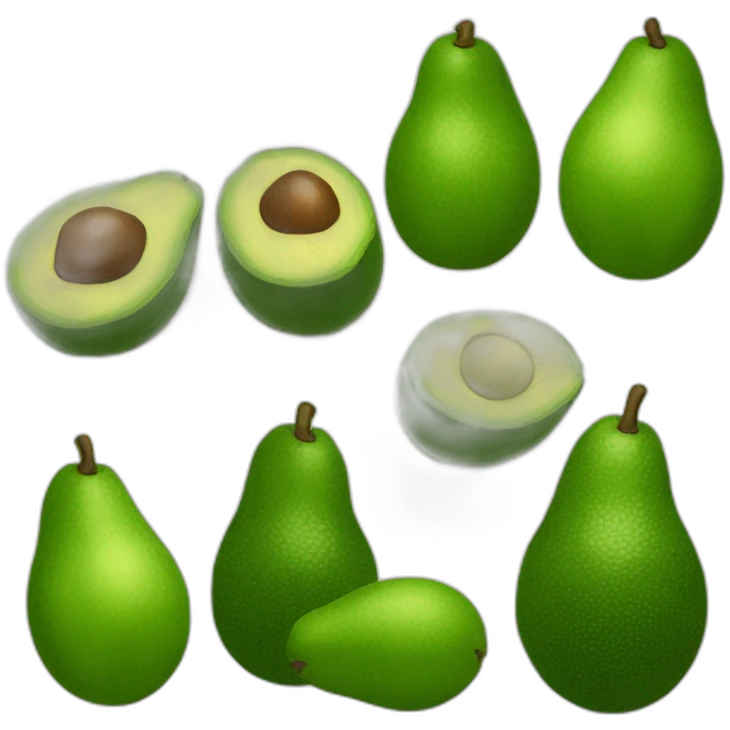 dibujo de aguacate emoji