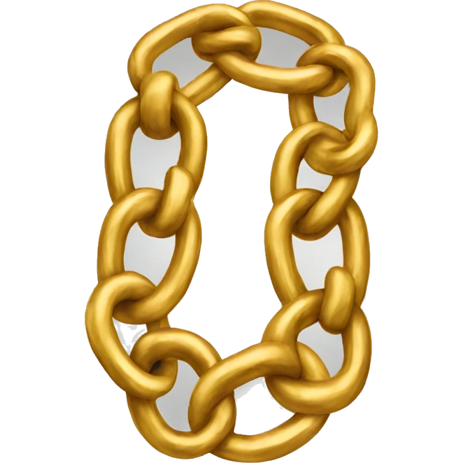 Golden chain  emoji