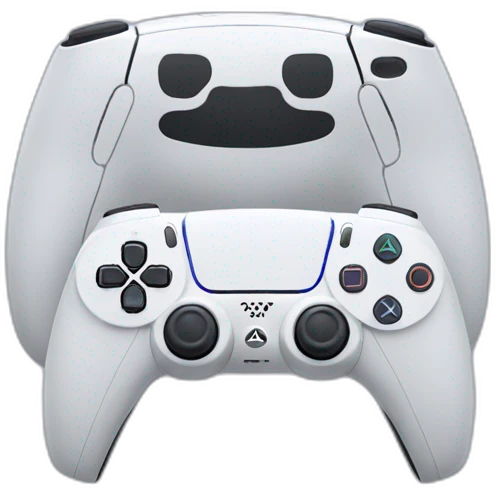 Eine PlayStation5 mit einem PlayStation 5 Controller emoji