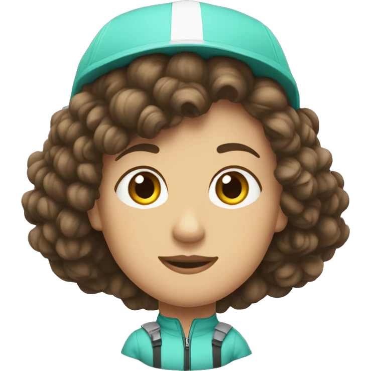 White and turquaz and the name San Fierro Rifa emoji