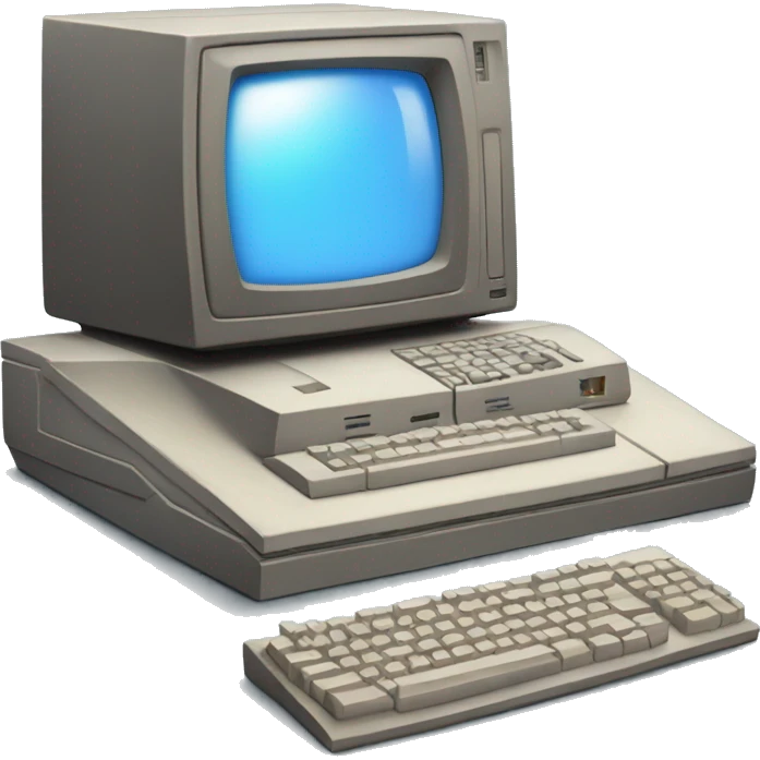 80s old computer frozen emoji