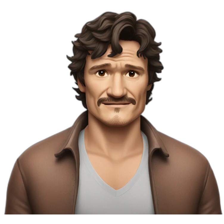 Pedro pascal ugly emoji