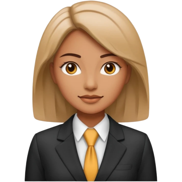 female boss in suit emoji