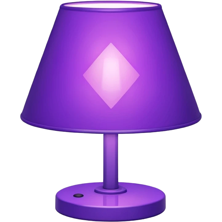 80s purple lighting lamp emoji