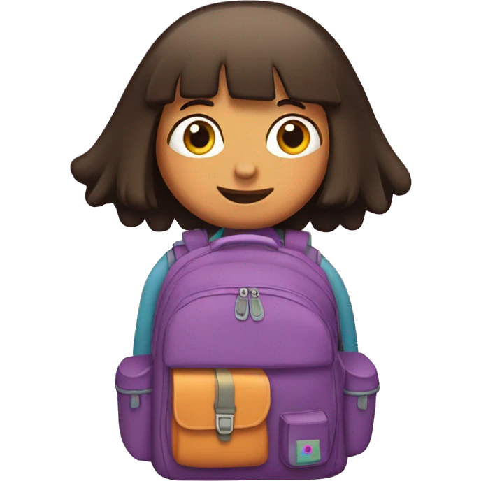 Dora's backpack emoji
