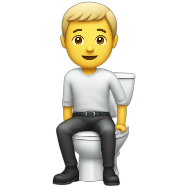 toilet man emoji