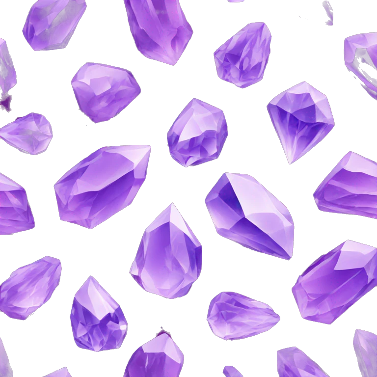 crystals with purple background emoji