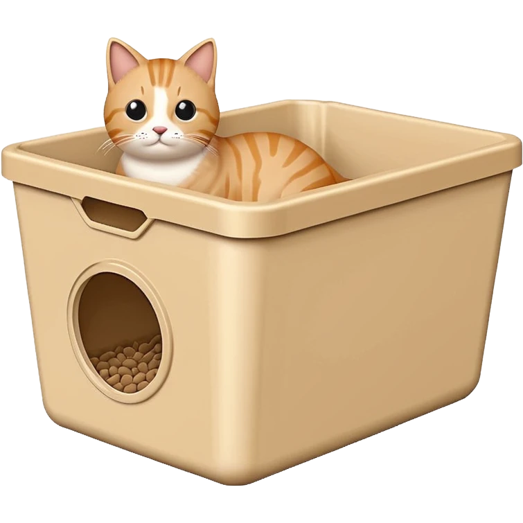 cat litter box emoji