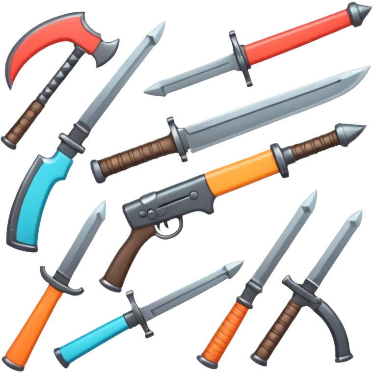 Cute weapons emoji