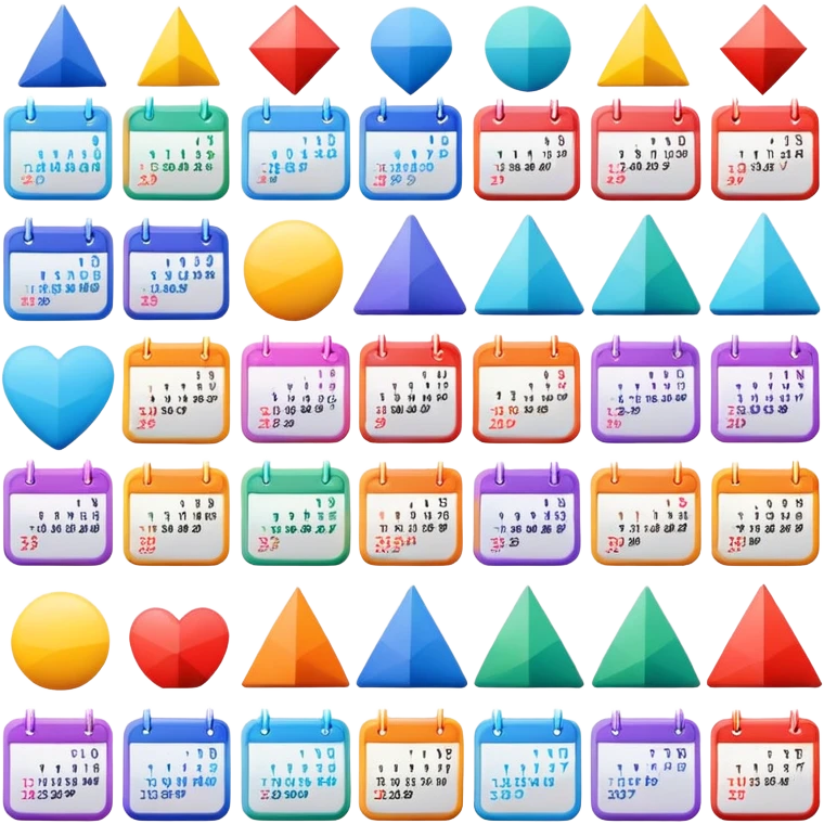calendar tetris emoji